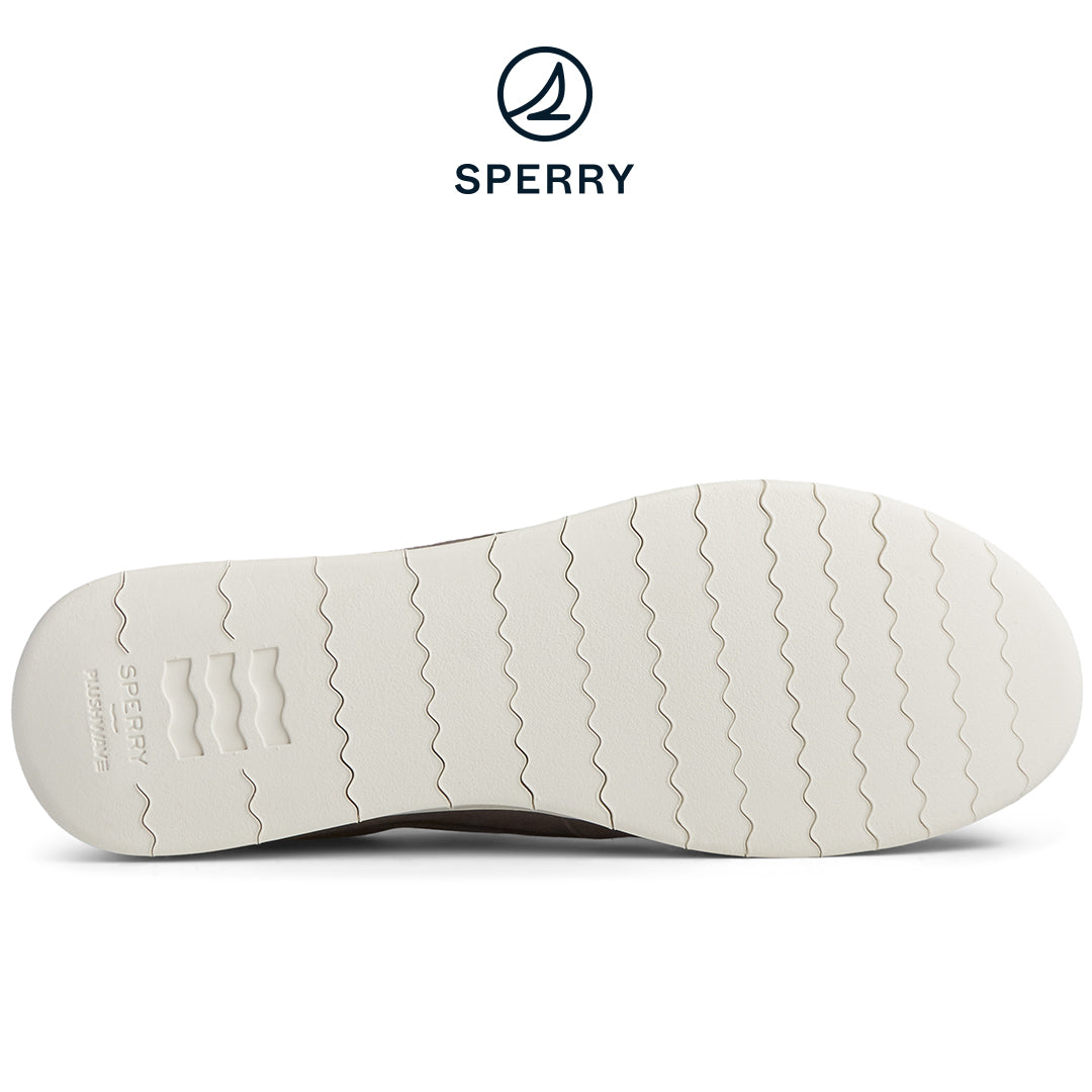 Sperry Men's Coastal Plushwave Lace Up 3-Eye Sneaker Grey (STS22674)