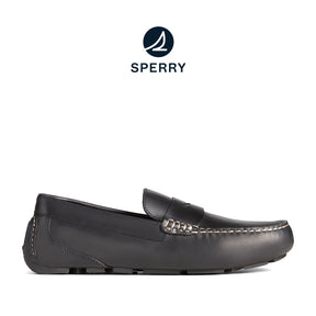Men's Davenport Penny Loafers - Black (STS23193)
