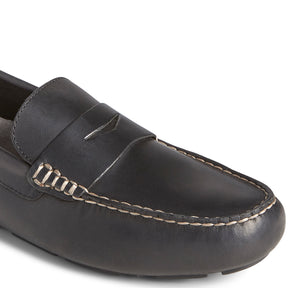 Men's Davenport Penny Loafers - Black (STS23193)