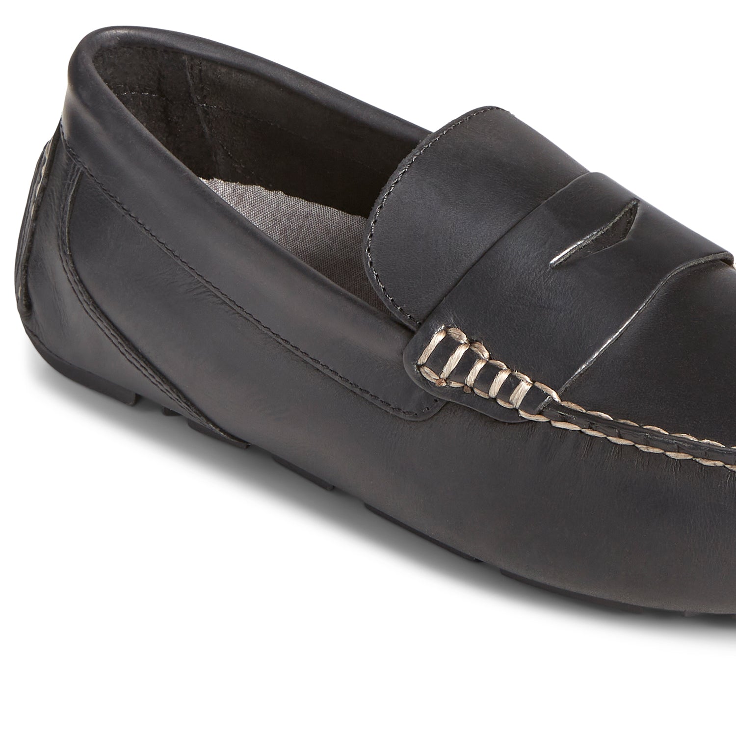 Men's Davenport Penny Loafers - Black (STS23193)