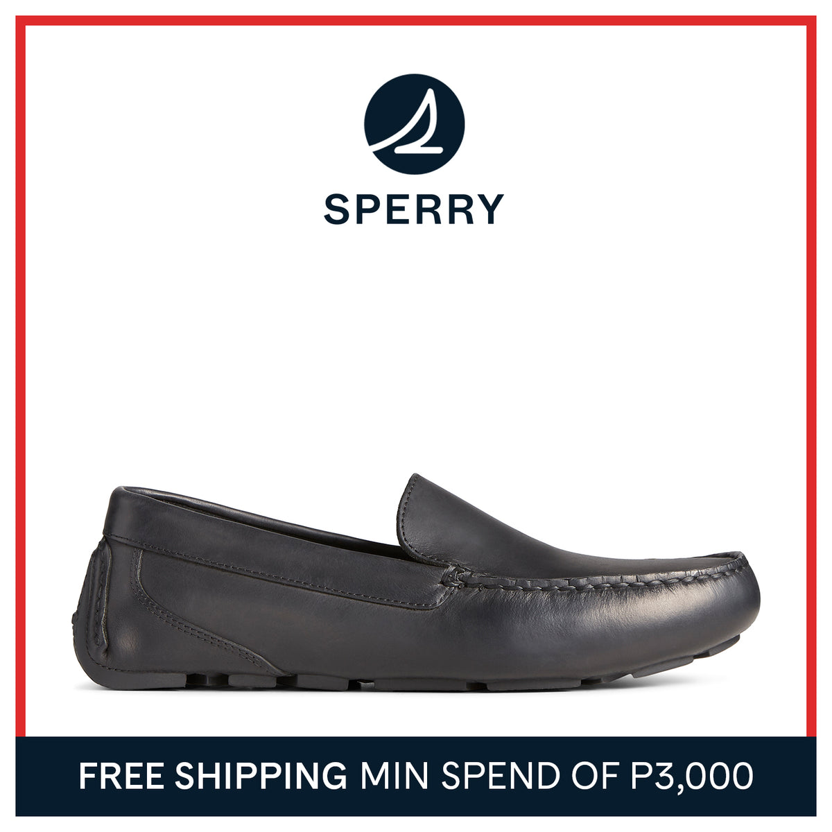 Men's Davenport Venetian Casual Driving Shoes - Black (STS23196)