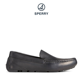 Men's Davenport Venetian Casual Driving Shoes - Black (STS23196)