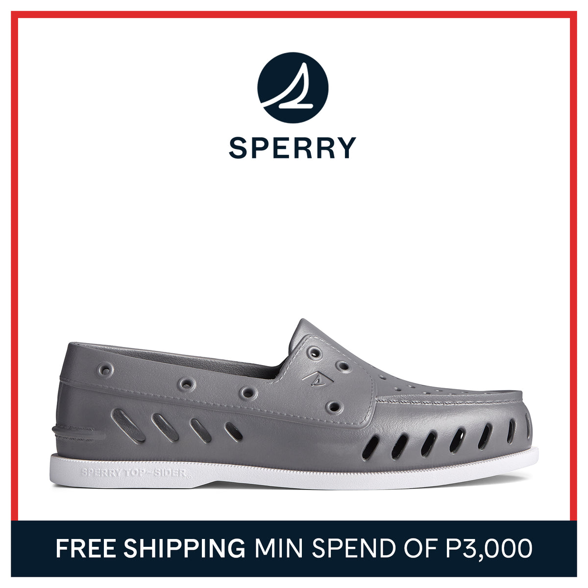 Men's Authentic Original Float Grey Boat Shoe (STS23290)