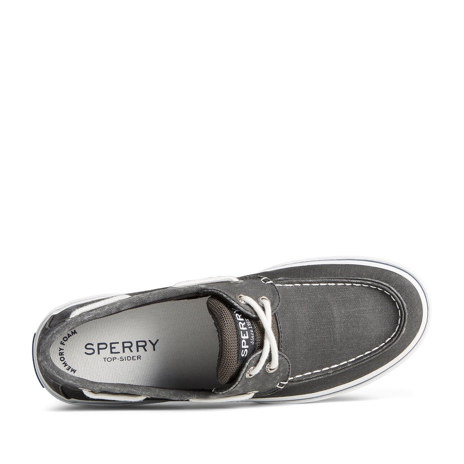Men's Halyard 2-Eye Saltwashed Sneakers - Black (M139351070)