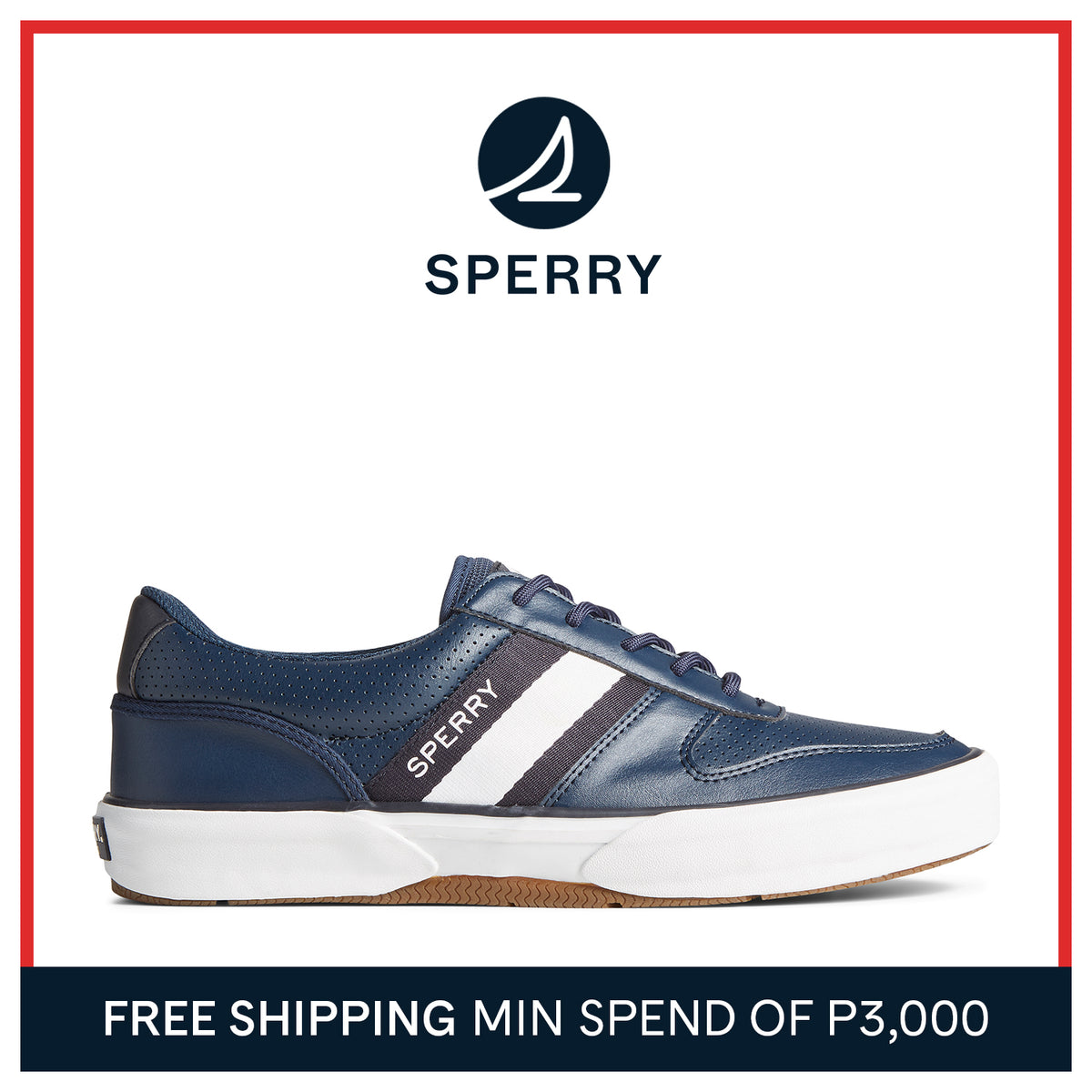 Men's Halyard Retro Sneakers - Navy (STS24066)
