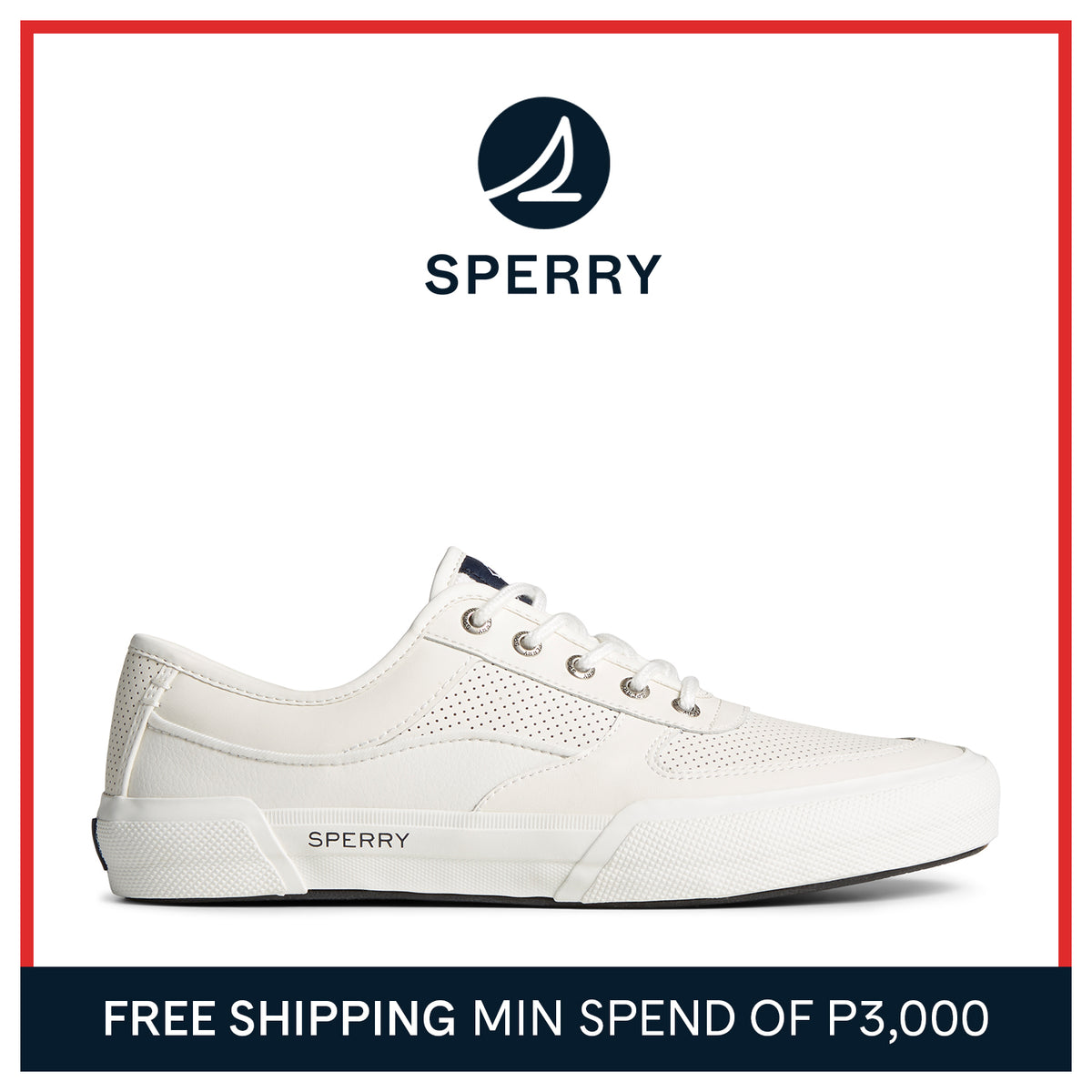 Sperry Men's SeaCycled™ Soletide Sneaker White (STS24846)