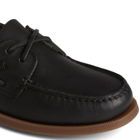 Men's Authentic Original™ 2 Eye Crosslace Boat Shoes - Black (M10416834)