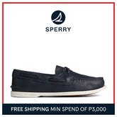 Men's Authentic Original™ Cross Lace Leather Boat Shoe Navy (STS24958)