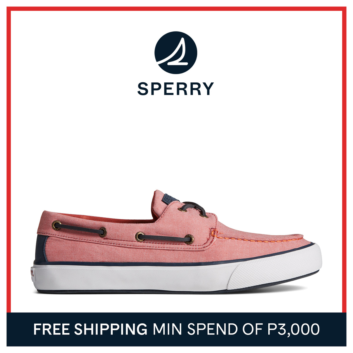 Men's Bahama II SeaCycled™ Twill Sneaker - Clay (STS24996)