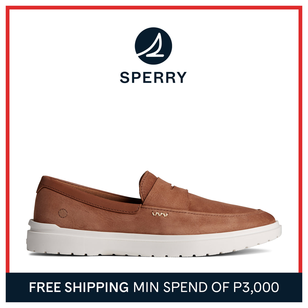 Men's Cabo II Penny Loafer Brown (STS25014)