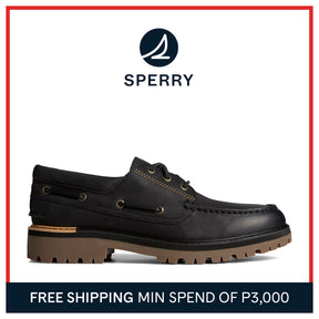 Men's Authentic Original Lug Boat Shoe - Black (STS25155)