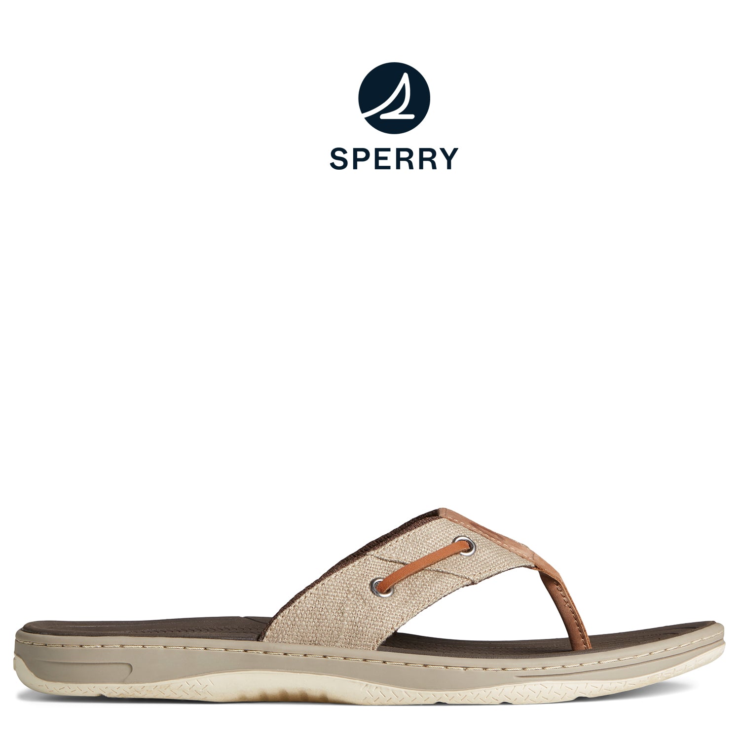 Men's SeaCycled™ Baitfish Baja Flip Flop Taupe (STS25229)
