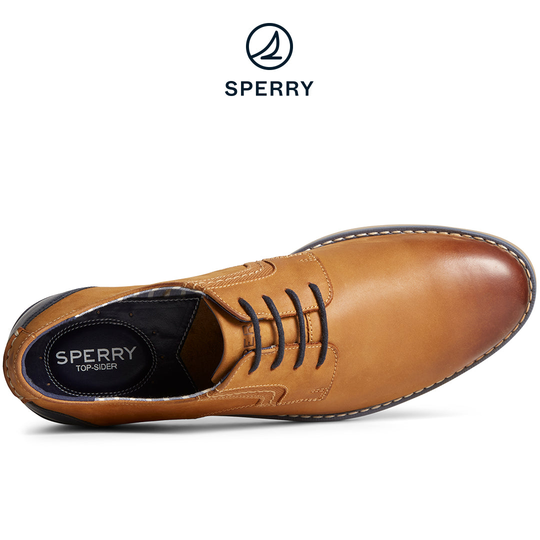 Men's Newman Oxford Leather Casual Tan (STS25408)