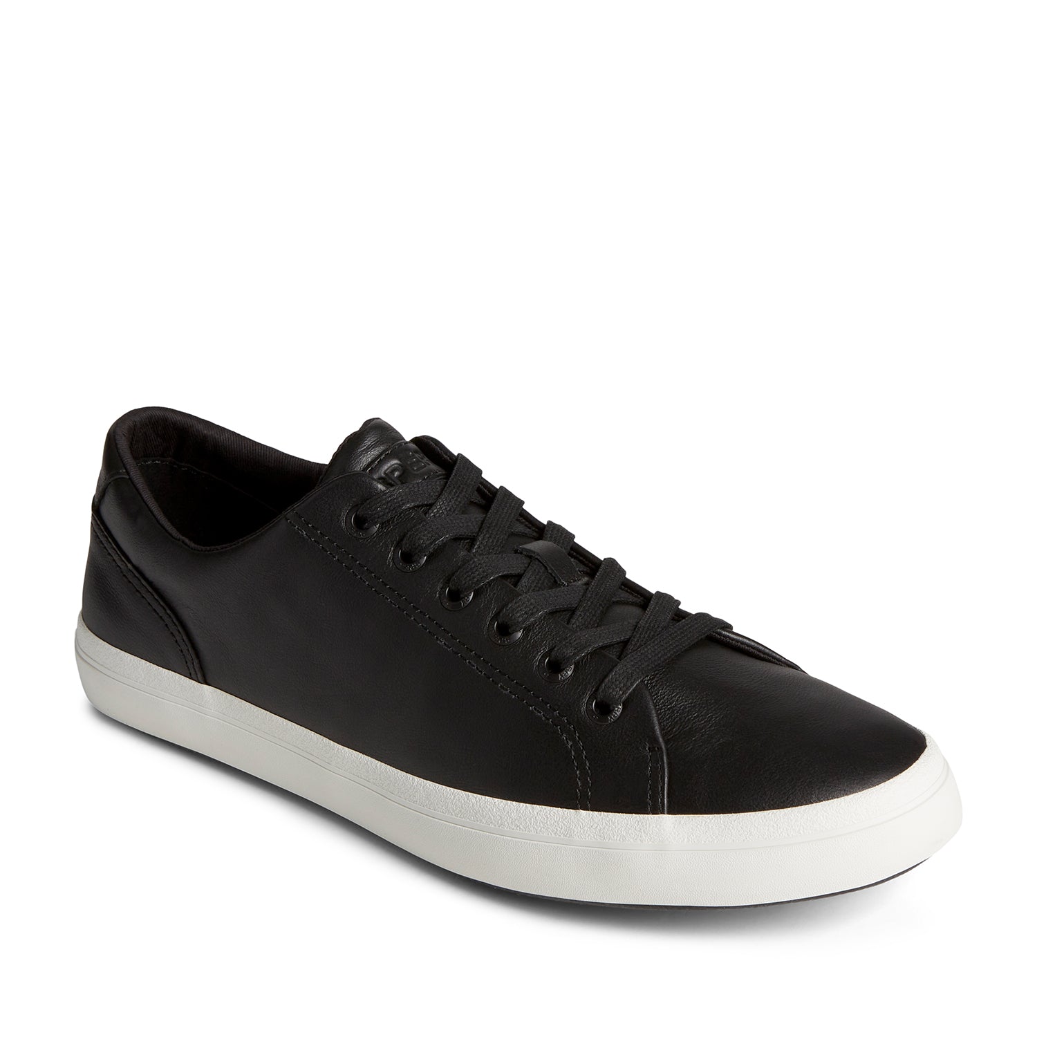 Men's Striper II Leather Sneakers - Black (M139345630)