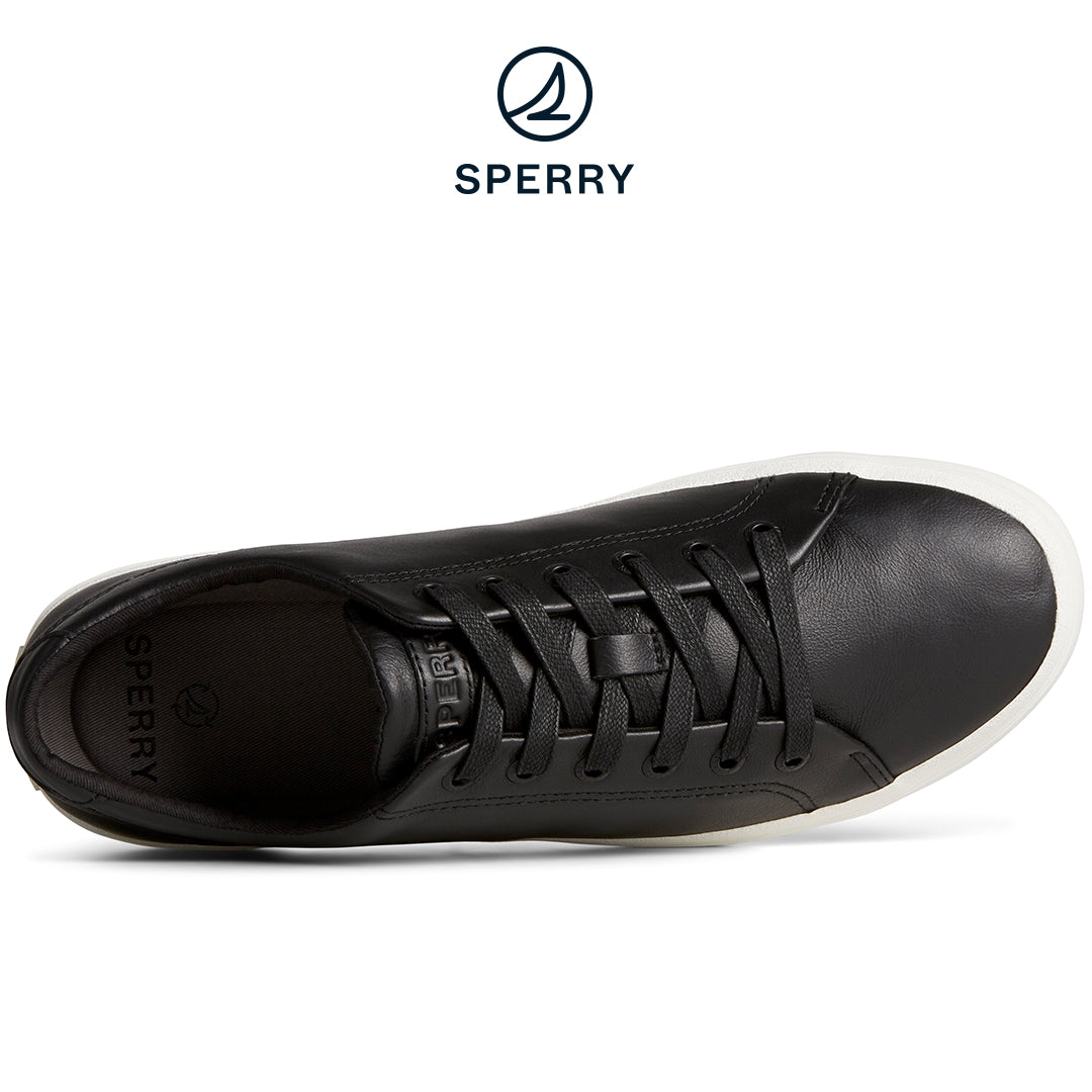 Men's Striper II Leather Sneaker Black (STS25433)