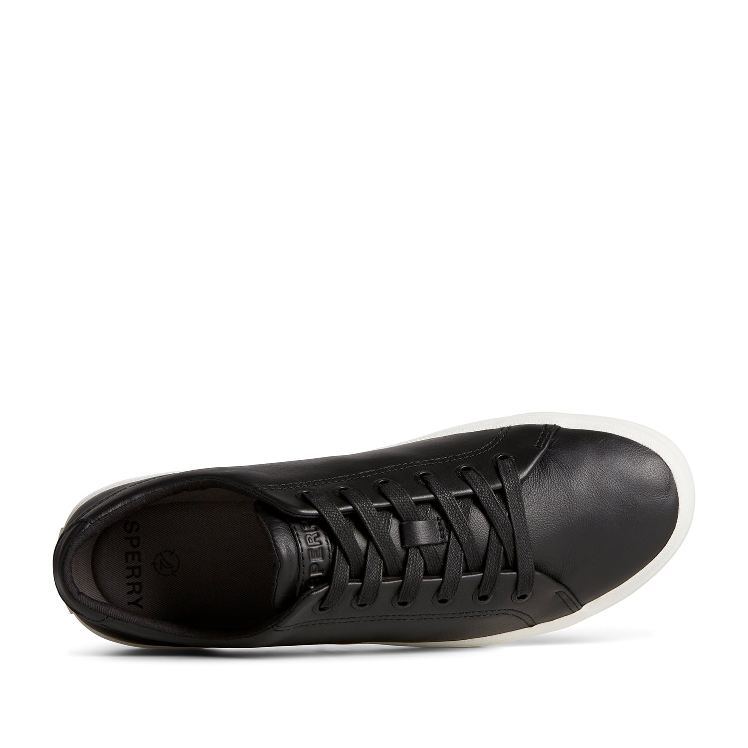 Men's Striper II Leather Sneakers - Black (M139345630)