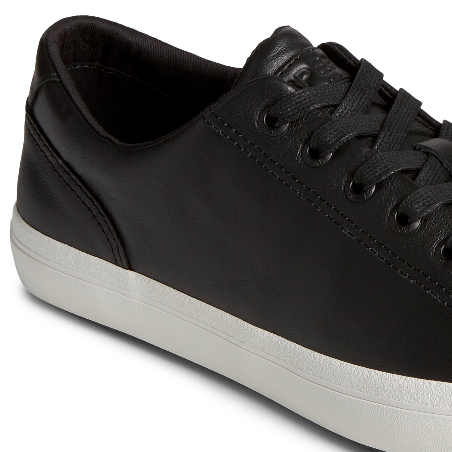 Men's Striper II Leather Sneakers - Black (M139345630)