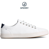 Men's SeaCycled™ Striper II Textile Sneaker White (STS25436)