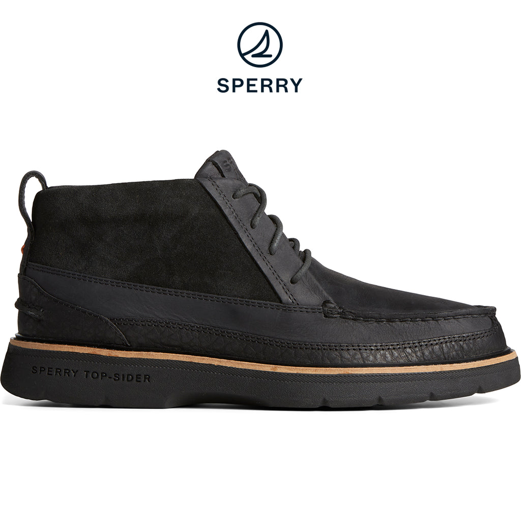 NWT Sperry\'s Men\'s Authentic Original™ PLUSHWAVE™ Lug Chukka in Blk sz 9 Sperry Men main image 4