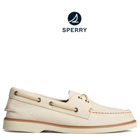 Men's Authentic Original™ Double Sole Nubuck Boat Shoe Birch (STS25548)