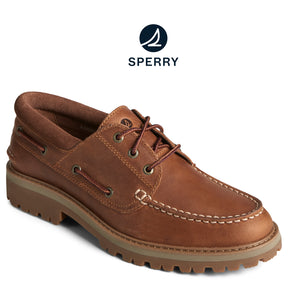 Men's Authentic Original™ Unlined 3-Eye Lug Boat Shoe Tan (STS25572)