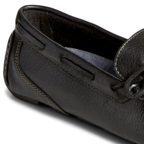 Men's Davenport Pull-Up Leather 1-Eye Casual Driving Shoes - Black (24F002310)