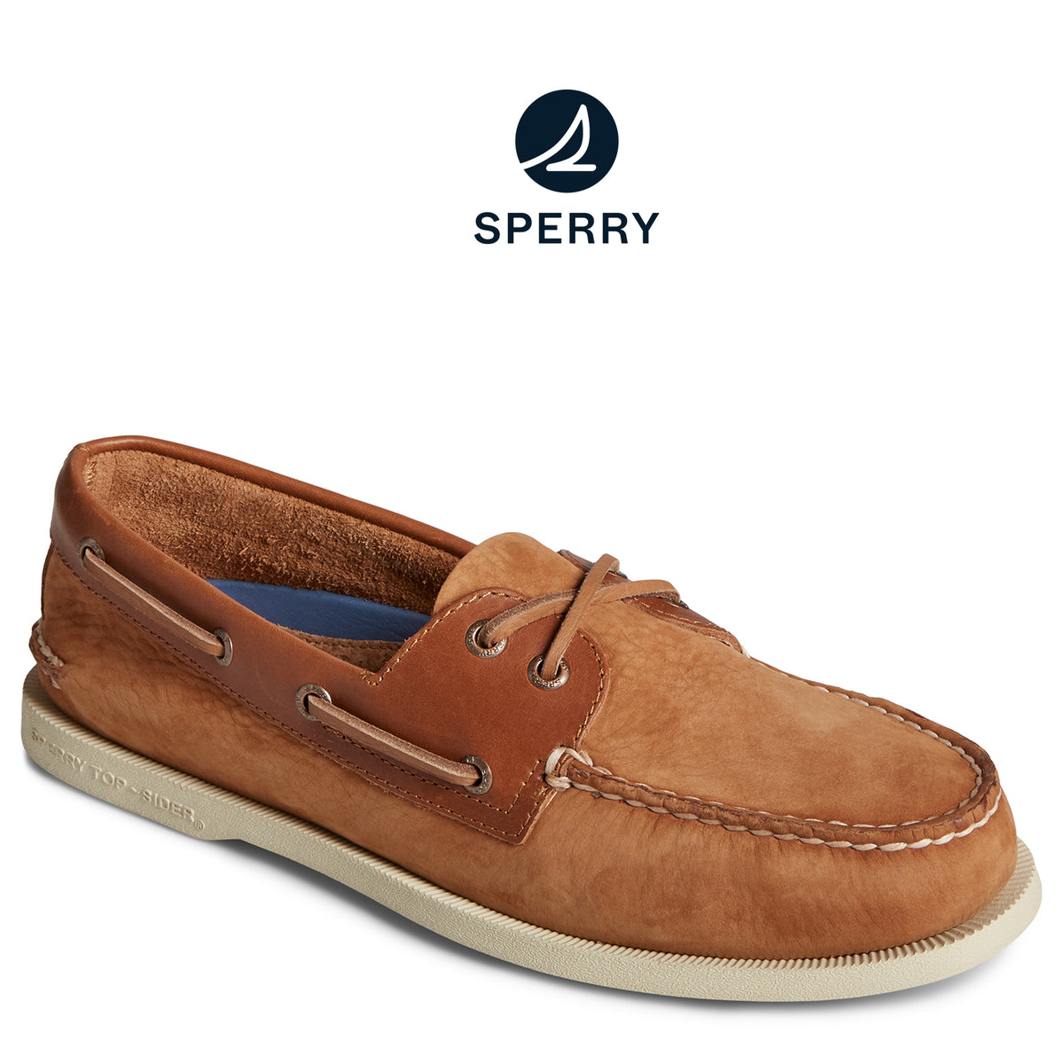 Men's Authentic Original™ Nubuck Boat Shoe Tan (STS25723)