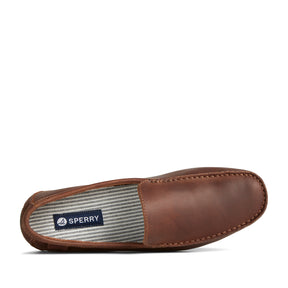 Men's Wave Venetian Casual Driving Shoes - Tan (24F00271)