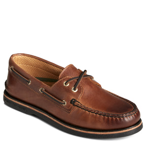 Men's Gold Cup Authentic Original Burnished Boat Shoe Tan (STS25828)