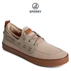 Men's Fairlead Boat Sneaker Taupe (STS41135)