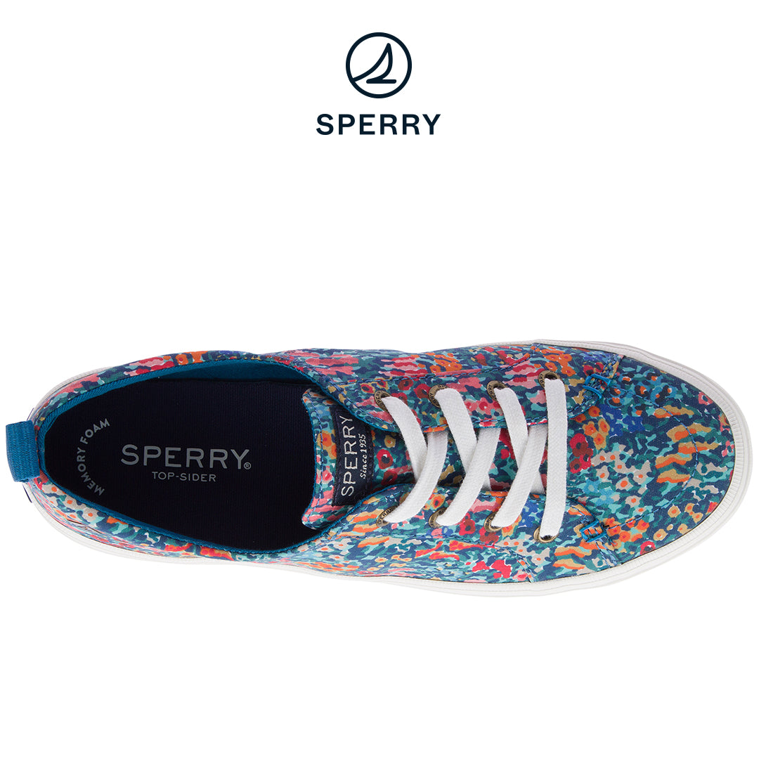 Sperry Women's Crest Vibe Liberty Sneakers (Blue/Multi) (STS83715)