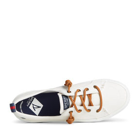 Women's Crest Vibe Platform Canvas - White (13934082)