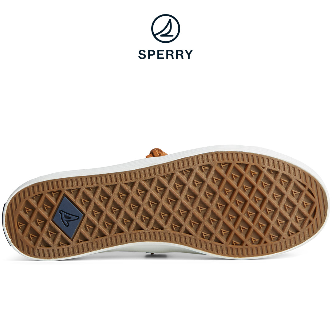 Women's Crest Vibe Platform Canvas - White (L10397953)