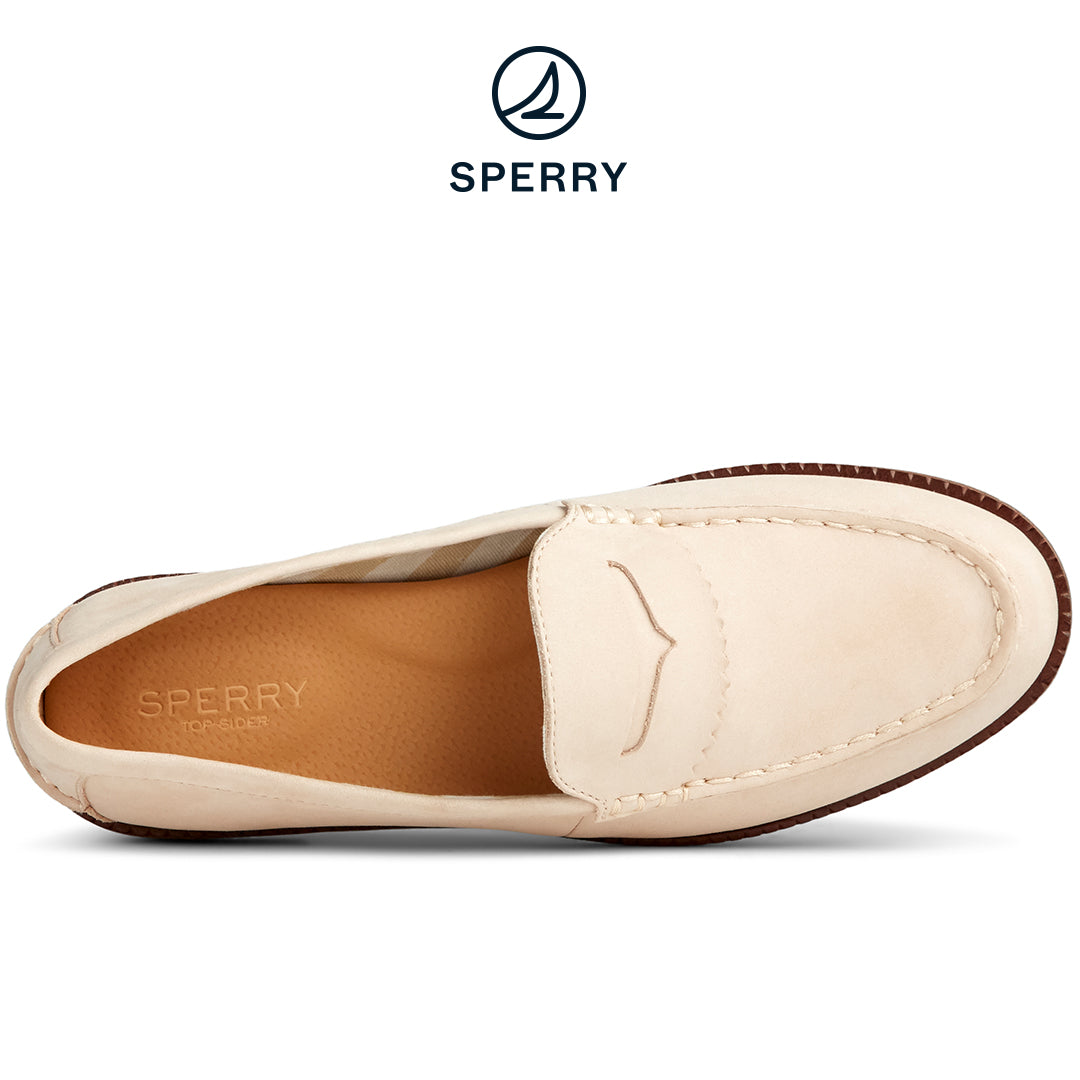 Sperry Women's Waypoint Penny Nubuck Casuals Sand (STS85150)