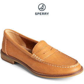 Women's Seaport Penny Leather Loafer Tan (STS86930)