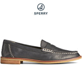 Women's Seaport Penny Leather Loafer Black (STS86931)
