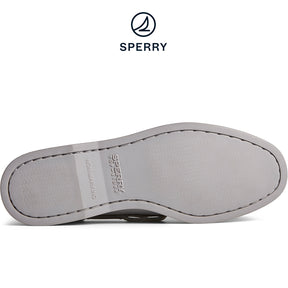 Women's Authentic Original Pin Perforated Boat Shoe - Grey (STS87112)