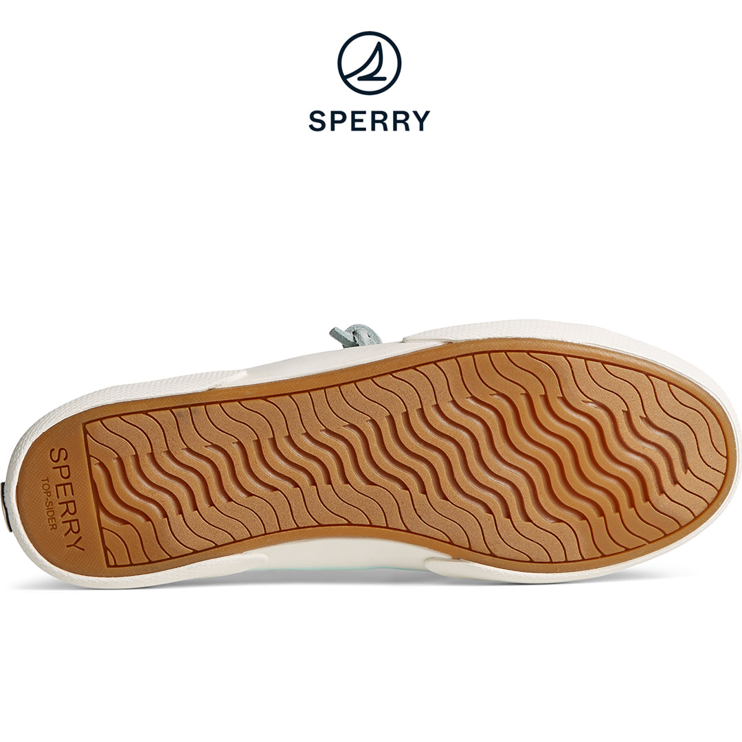 Women's Crest Vibe Tumbled Leather Sneaker - Ivory (STS87195)