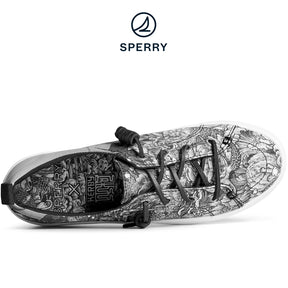 Sperry x Kerby Women's Crest Vibe Dystopia Platform Sneaker - Black (STS87739)