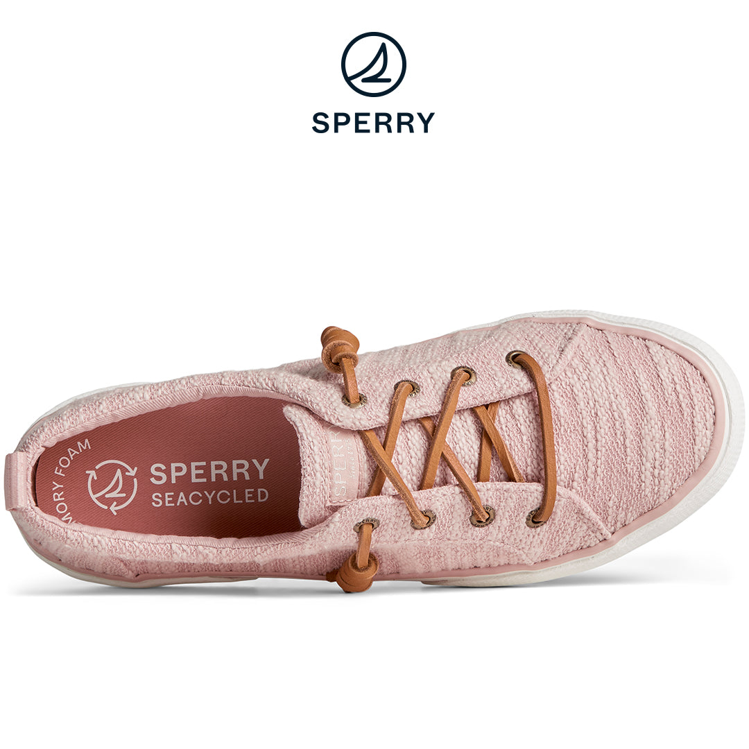Women's SeaCycled™ Pier Wave Slub Jacquard Sneakers - Blush (STS88802)