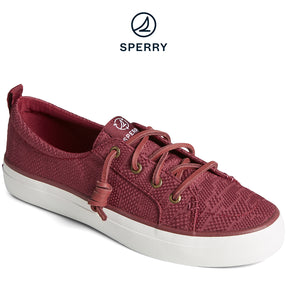 Women's SeaCycled™ Crest Vibe Jacquard Sneaker Cordovan (STS88903)