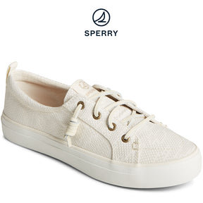 Women's SeaCycled™ Crest Vibe Jacquard Sneaker Off White (STS88904)
