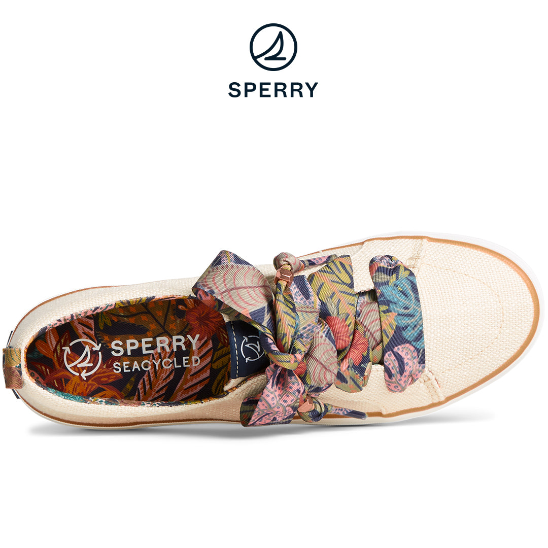 Women's SeaCycled™ Crest Vibe Cosmo Sneaker Off White (STS88913)