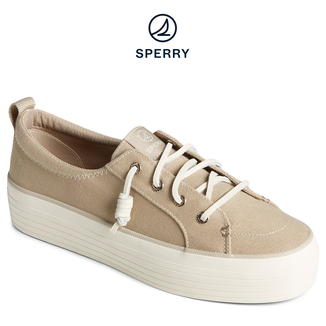 Women's SeaCycled™ Crest Vibe Platform Sneaker Brown (STS89042)