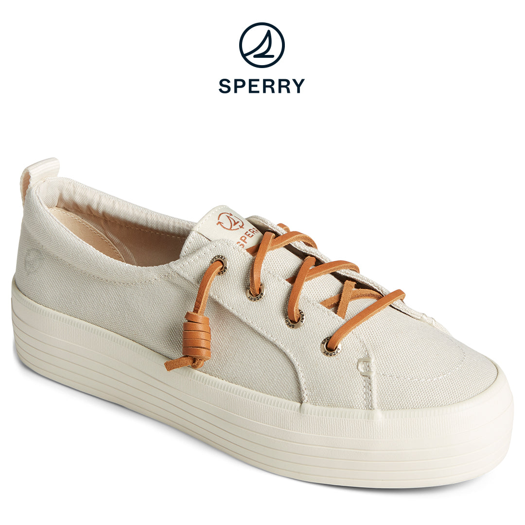Women's SeaCycled™ Crest Vibe Platform Sneaker OffWhite (STS89043)