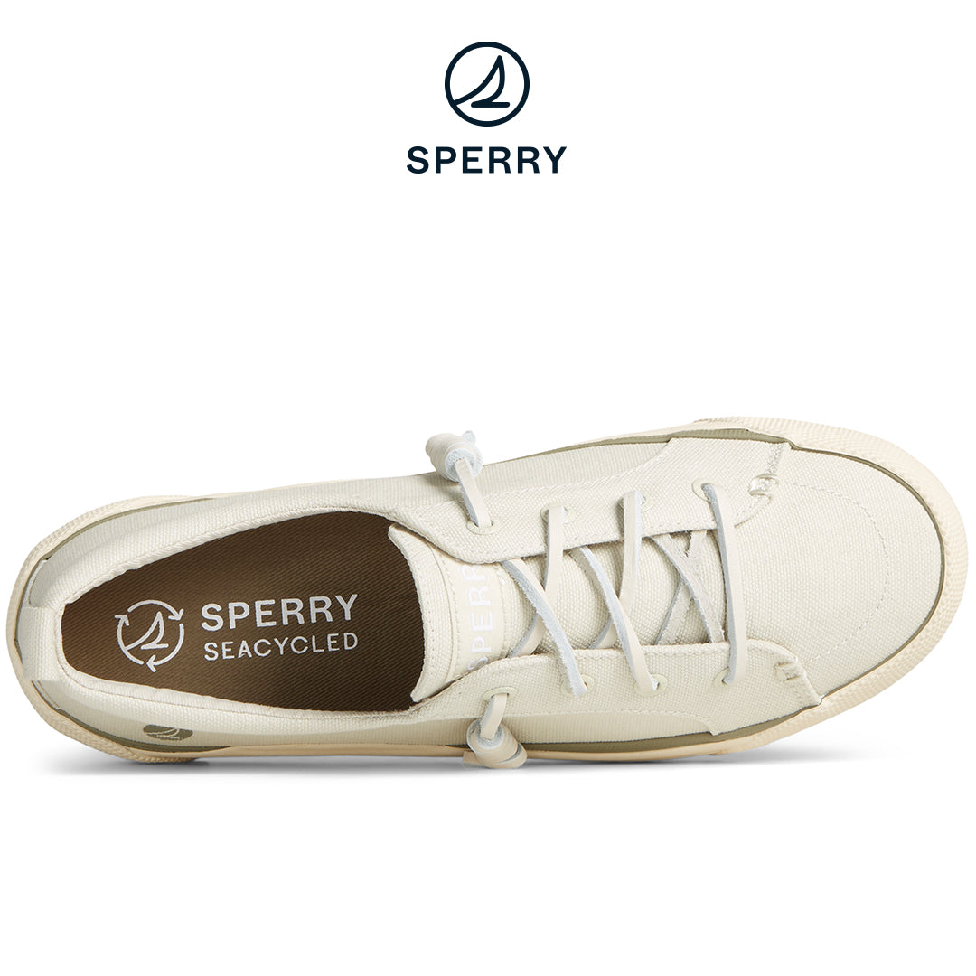 Women's SeaCycled™ Crest Seaburst Sneaker Off White (STS89089)