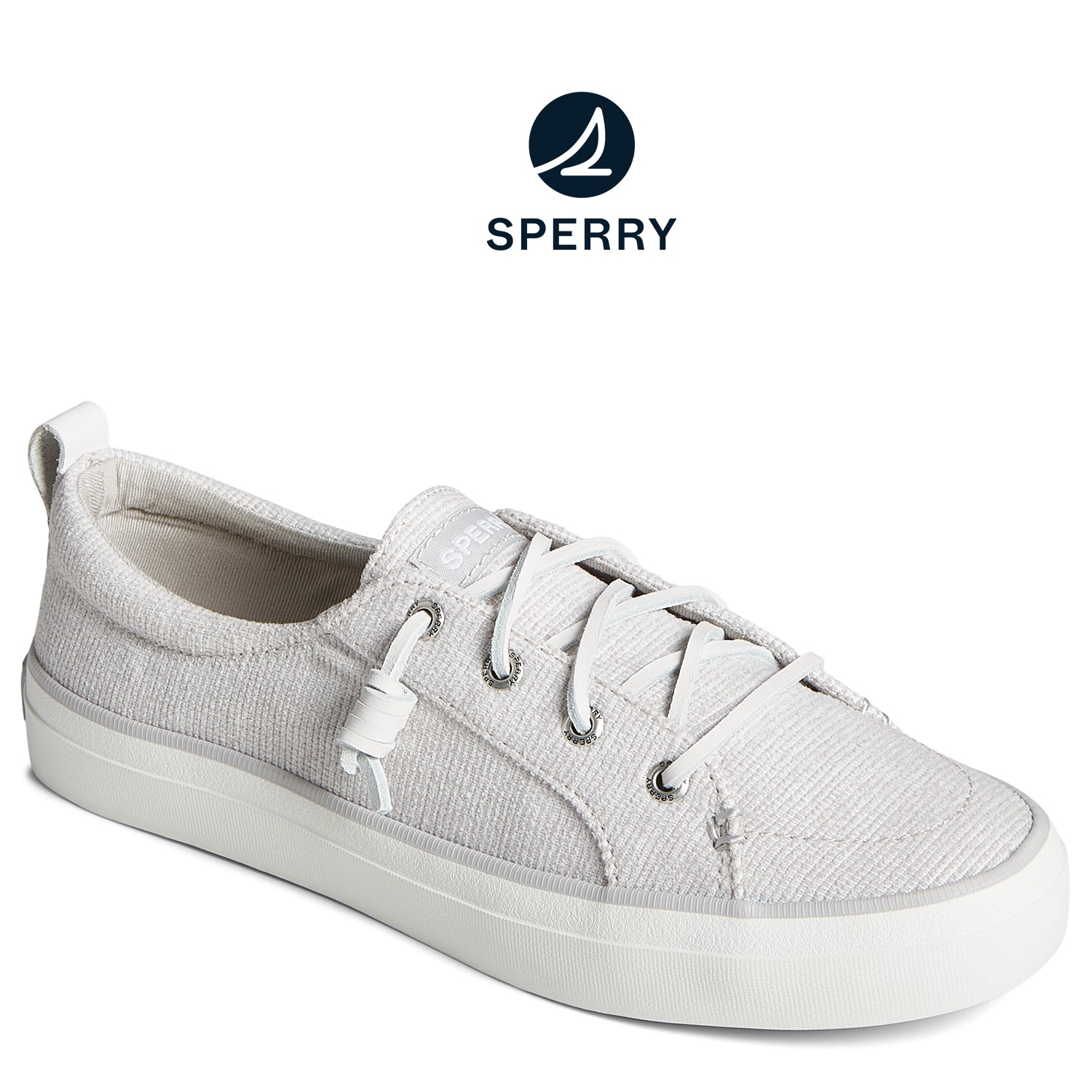 Women's SeaCycled™ Crest Vibe Two-Tone Sneaker Grey (STS89157)