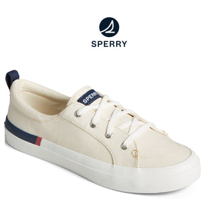 Women's SeaCycled™ Crest Vibe Stripes Sneaker Off White (STS89166)