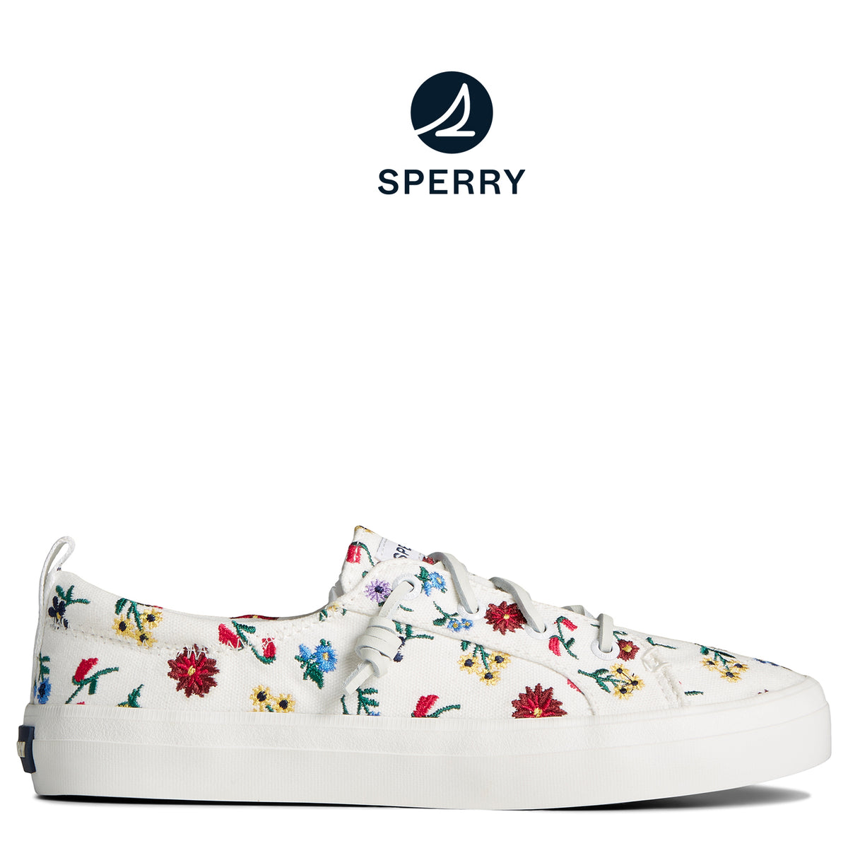 Women's Crest Vibe Floral Sneaker Brown Primary-Multi (STS89177)