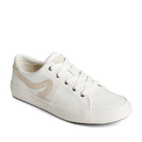 Women's Sandy Leather Sneaker White (24F00412)